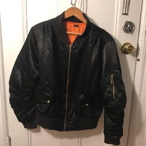 Black Bomber Jacket
